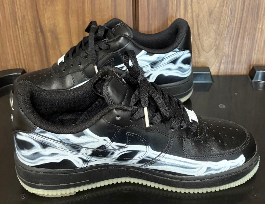 NIKE エアフォース1 スケルトン　Black Skeleton 26.5