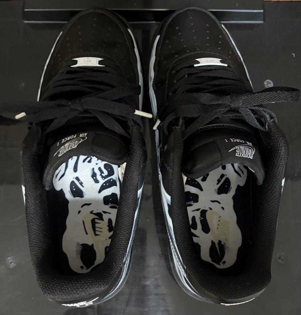 NIKE エアフォース1 スケルトン　Black Skeleton 26.5