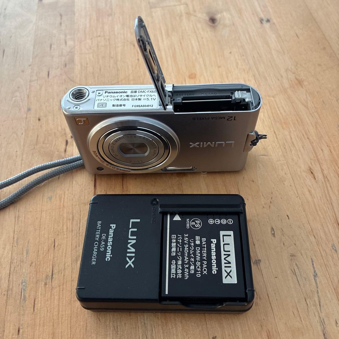 動作確認済み パナソニック LUMIX DMC-FX60 オールドコンデジ