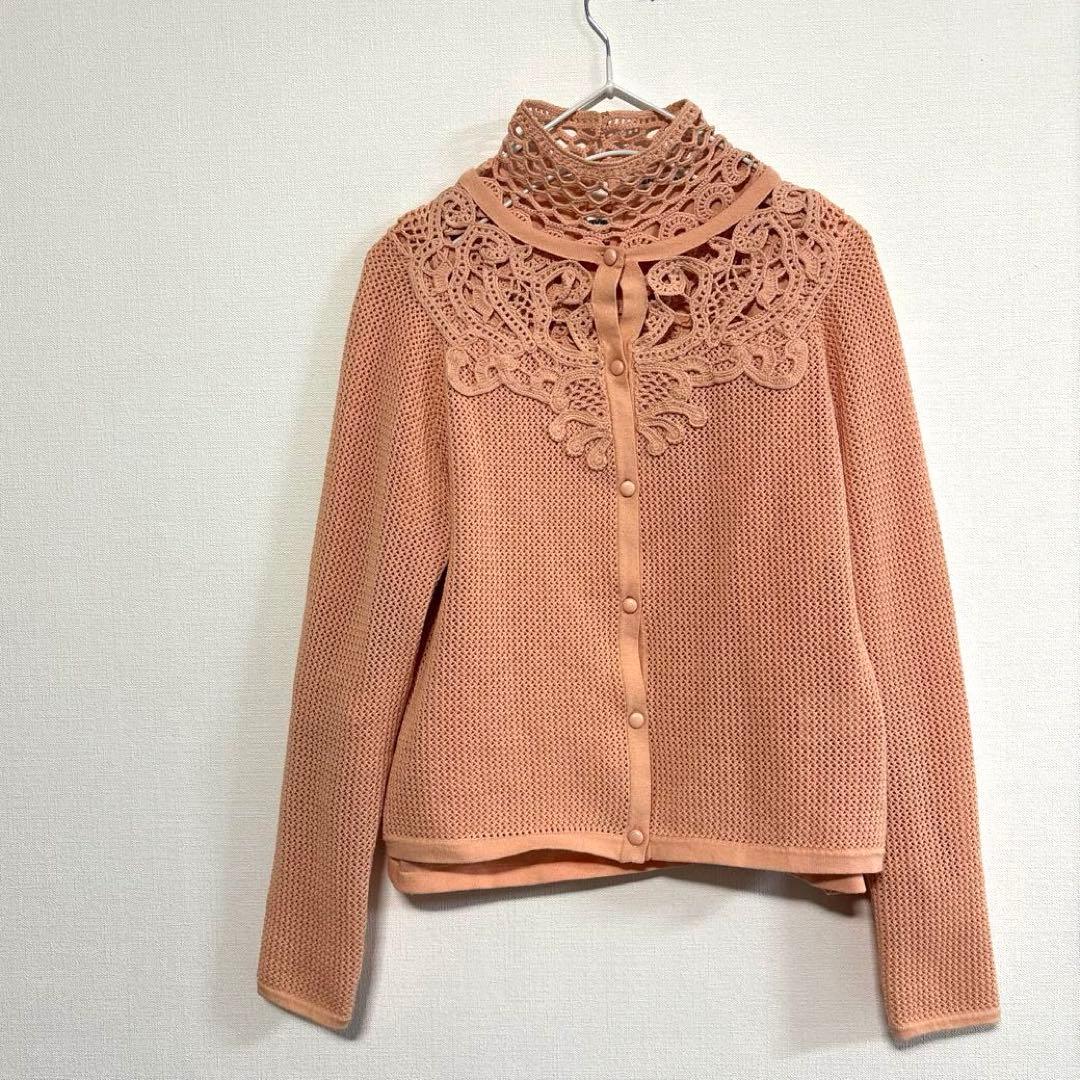 VIVIENNE TAM ヴィヴィアンタム　アンサンブル　カーディガン　ピンク