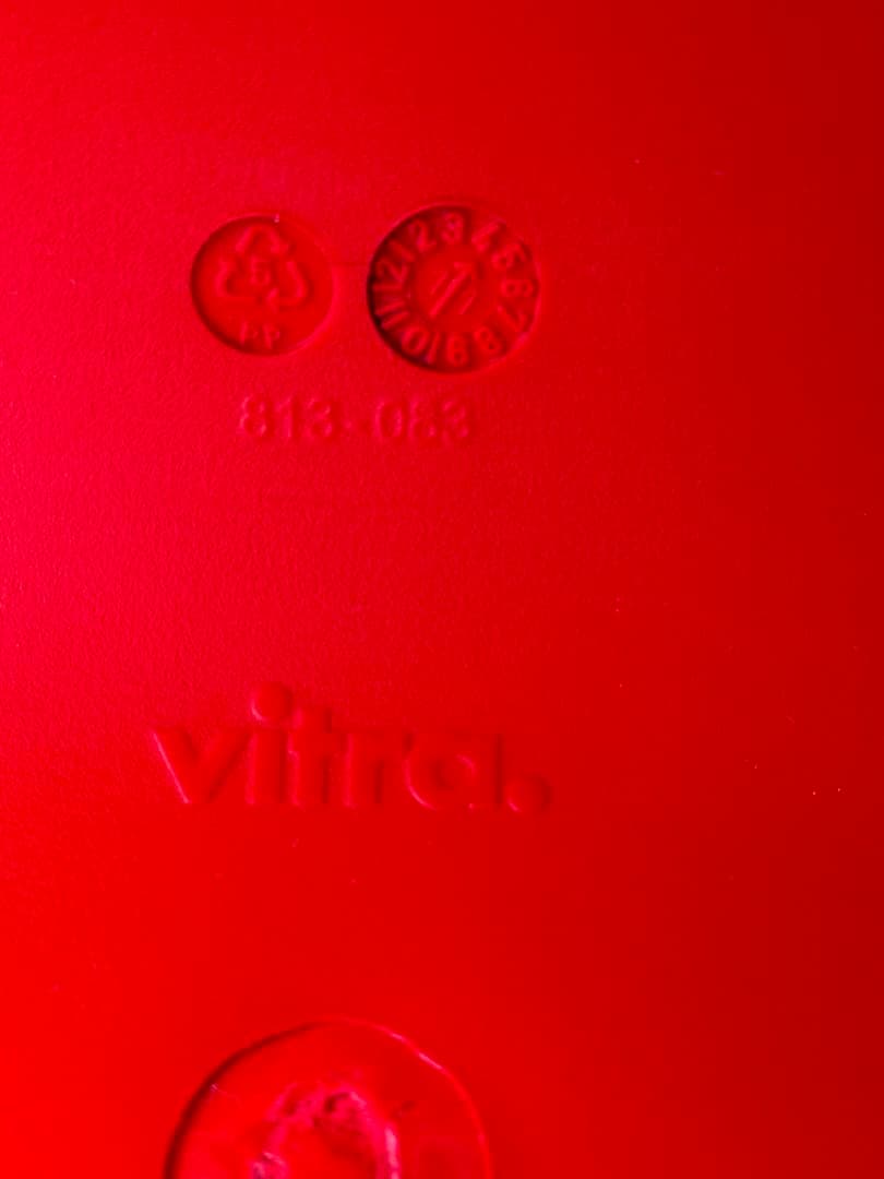 【さらぽん①】Vitra パントンチェア艶なしレッド