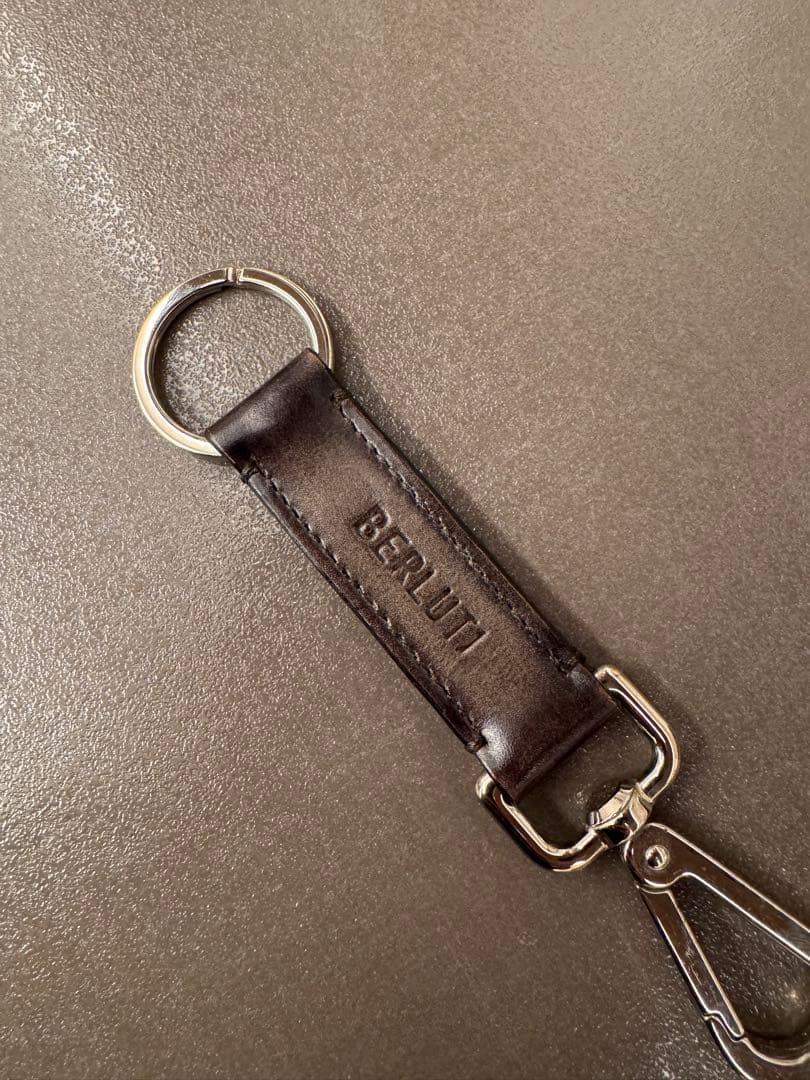【美品】BERLUTI ベルルッティ レザー キーホルダー