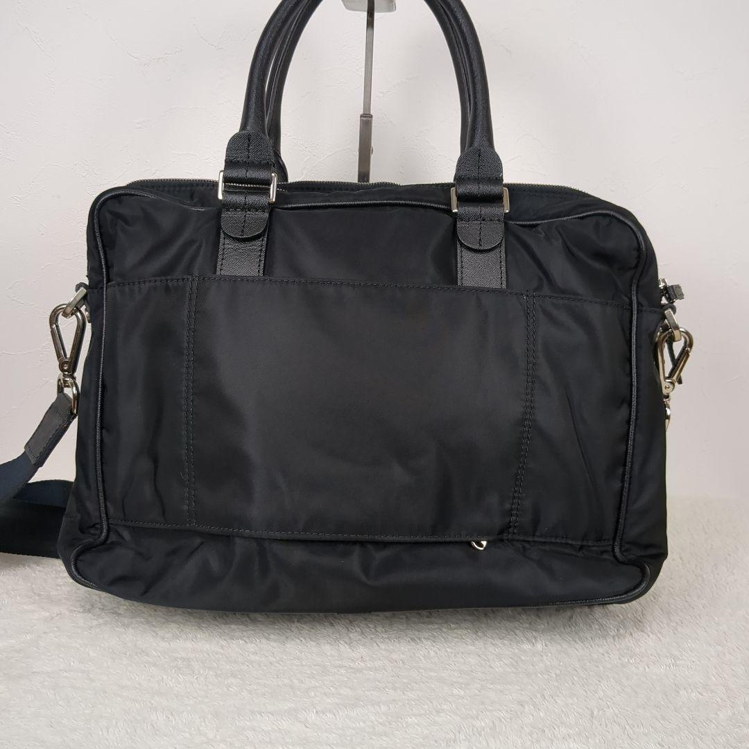 【極美品】アンドレアロッシ　2層 ブリーフケース　2way　ナイロン　A4収納可