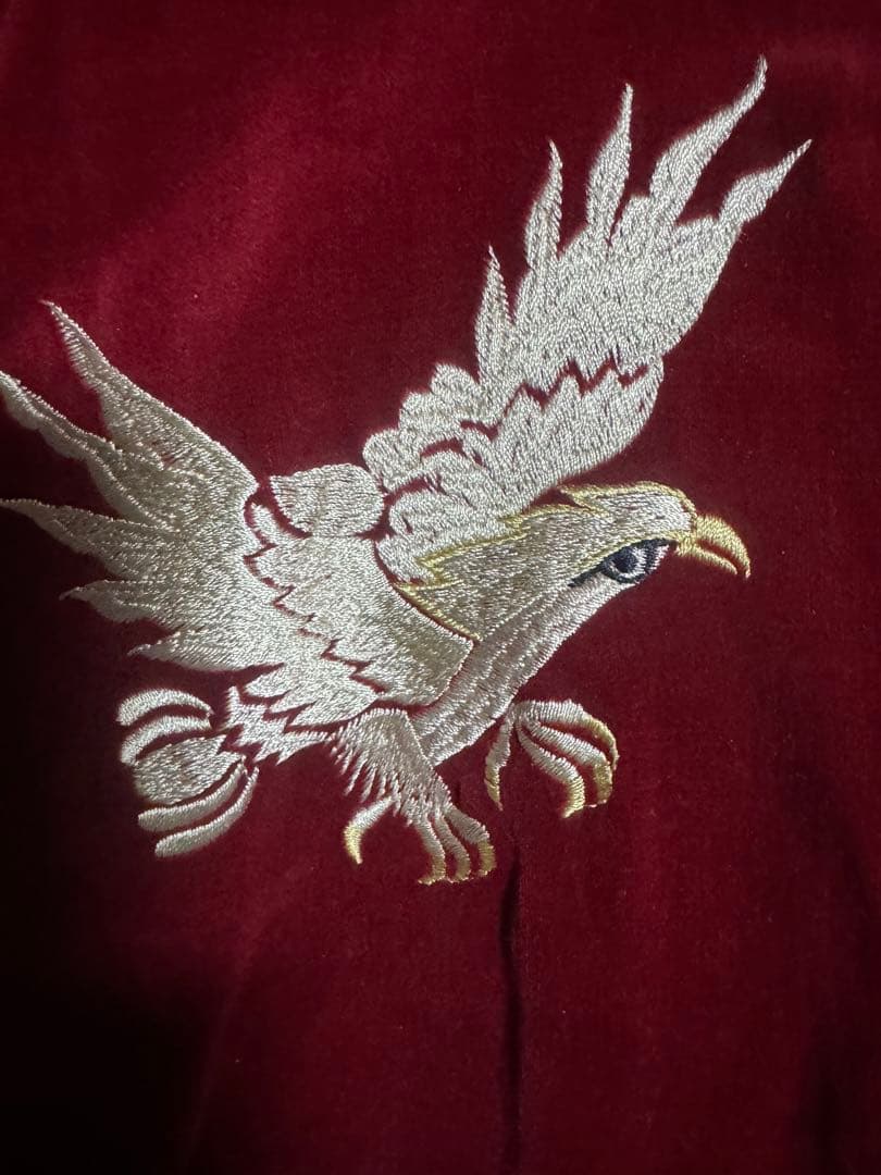 きみこ　別珍×サテン　ヴィンテージリバーシブルスカジャン