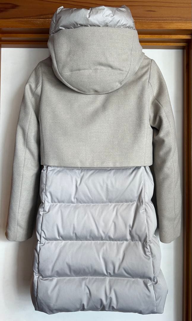 ★最終値下げ★DUNO レディースダウン　ペールベージュ40サイズ