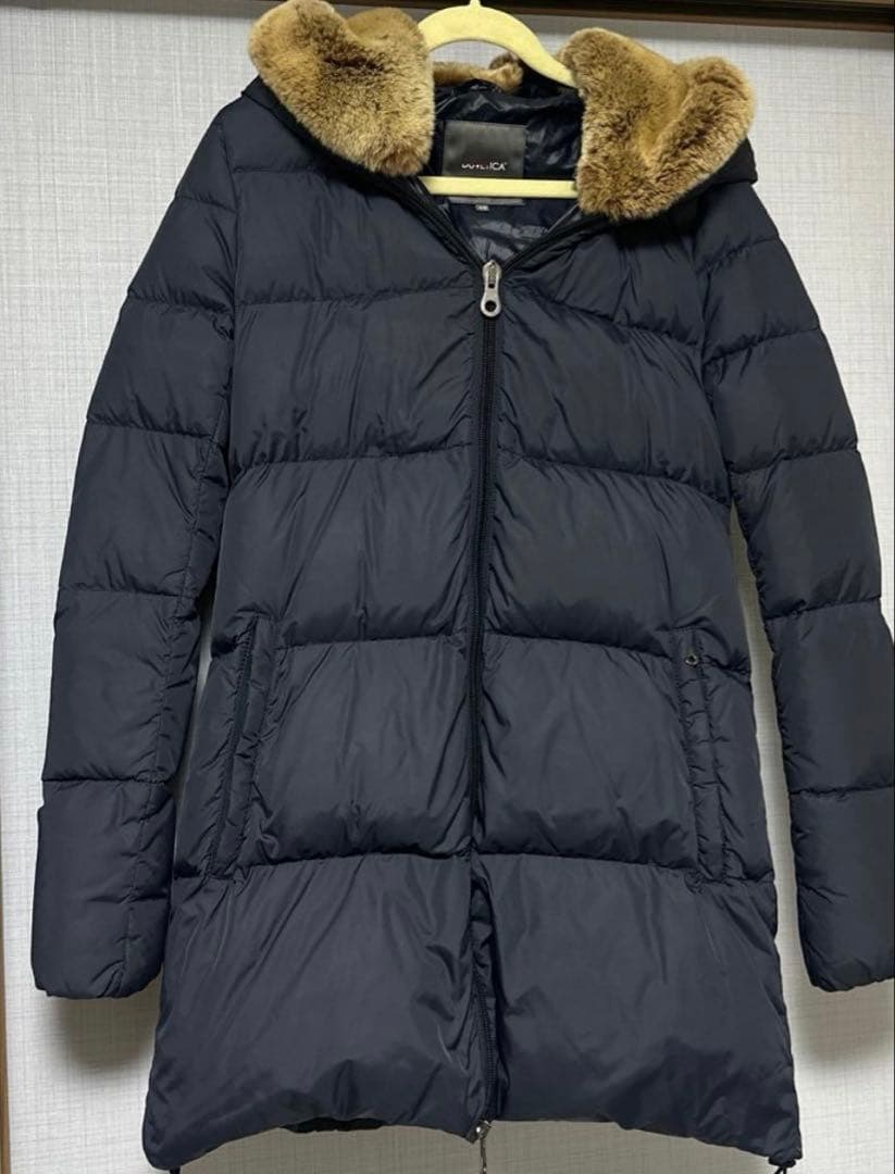 ま*る様 デュベティカ DUVETICA ARWEN ダウンコート 40 ネイビ