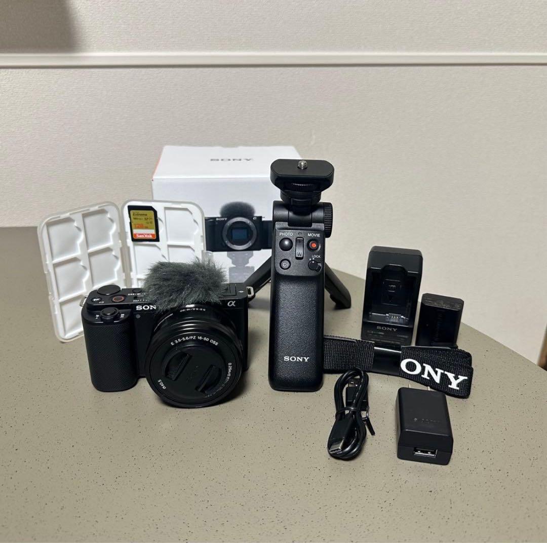 Sony VLOGCAM ZV-E10 + シューティンググリップ SDカード付