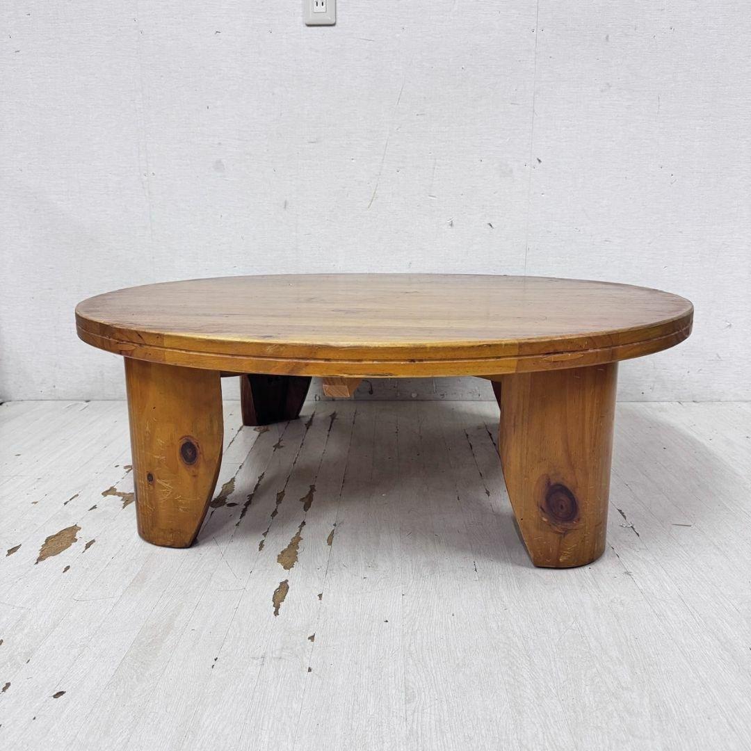 専用　24635 座卓　ちゃぶ台　円形ローテーブル　昭和 レトロ