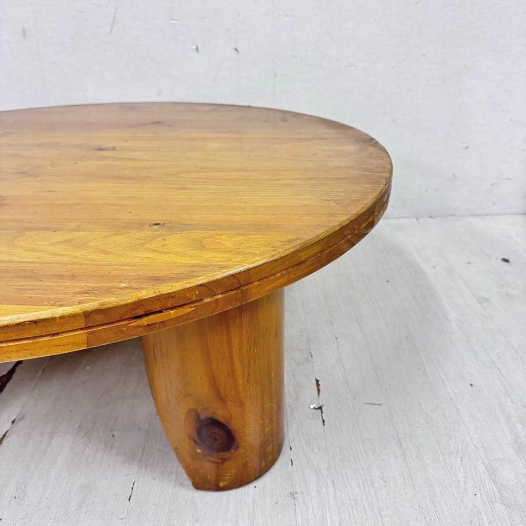 専用　24635 座卓　ちゃぶ台　円形ローテーブル　昭和 レトロ