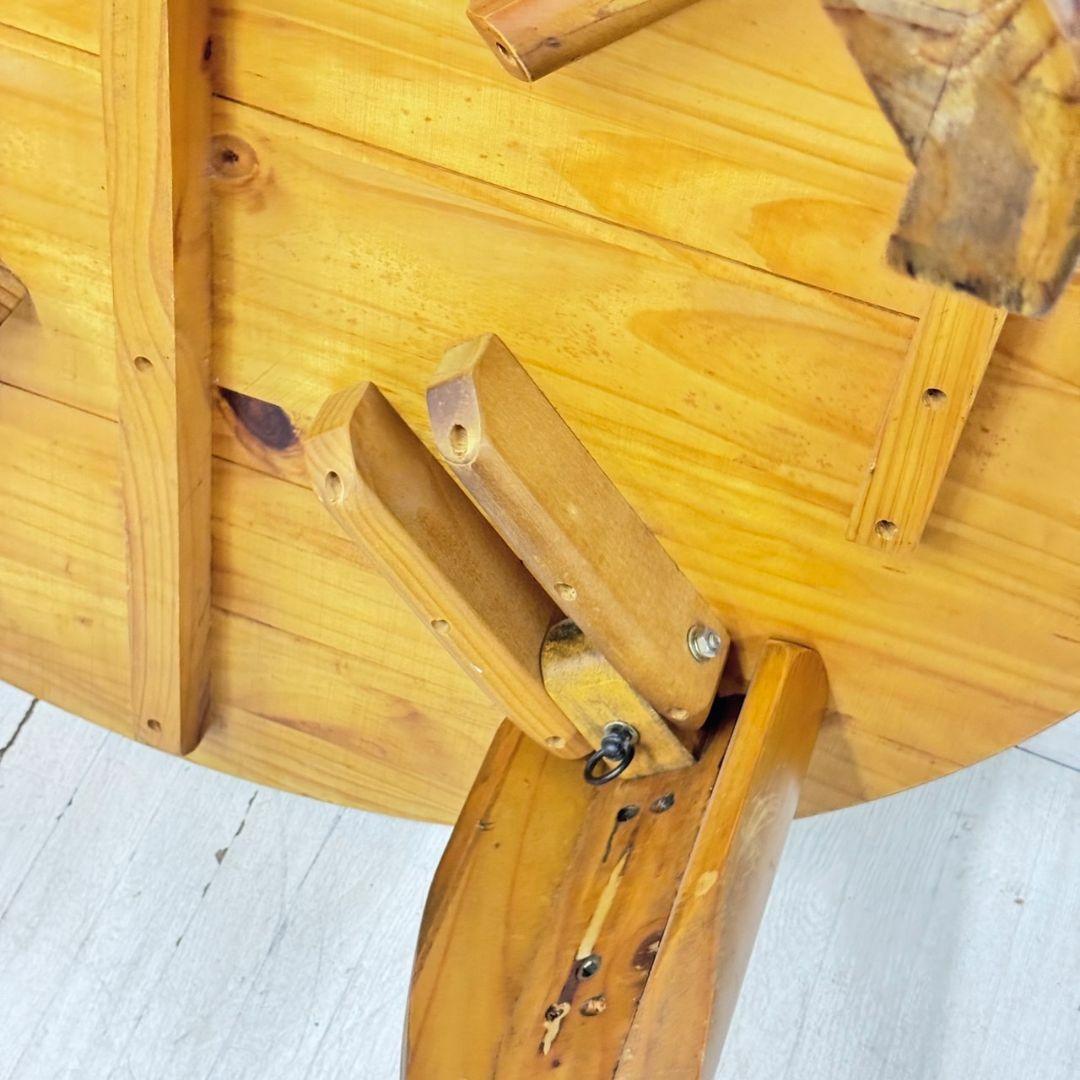 専用　24635 座卓　ちゃぶ台　円形ローテーブル　昭和 レトロ