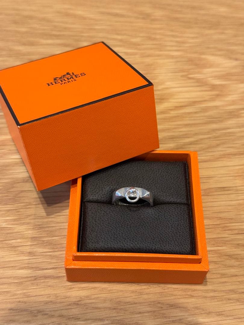 美品 HERMES コリエドシアン リング　55号