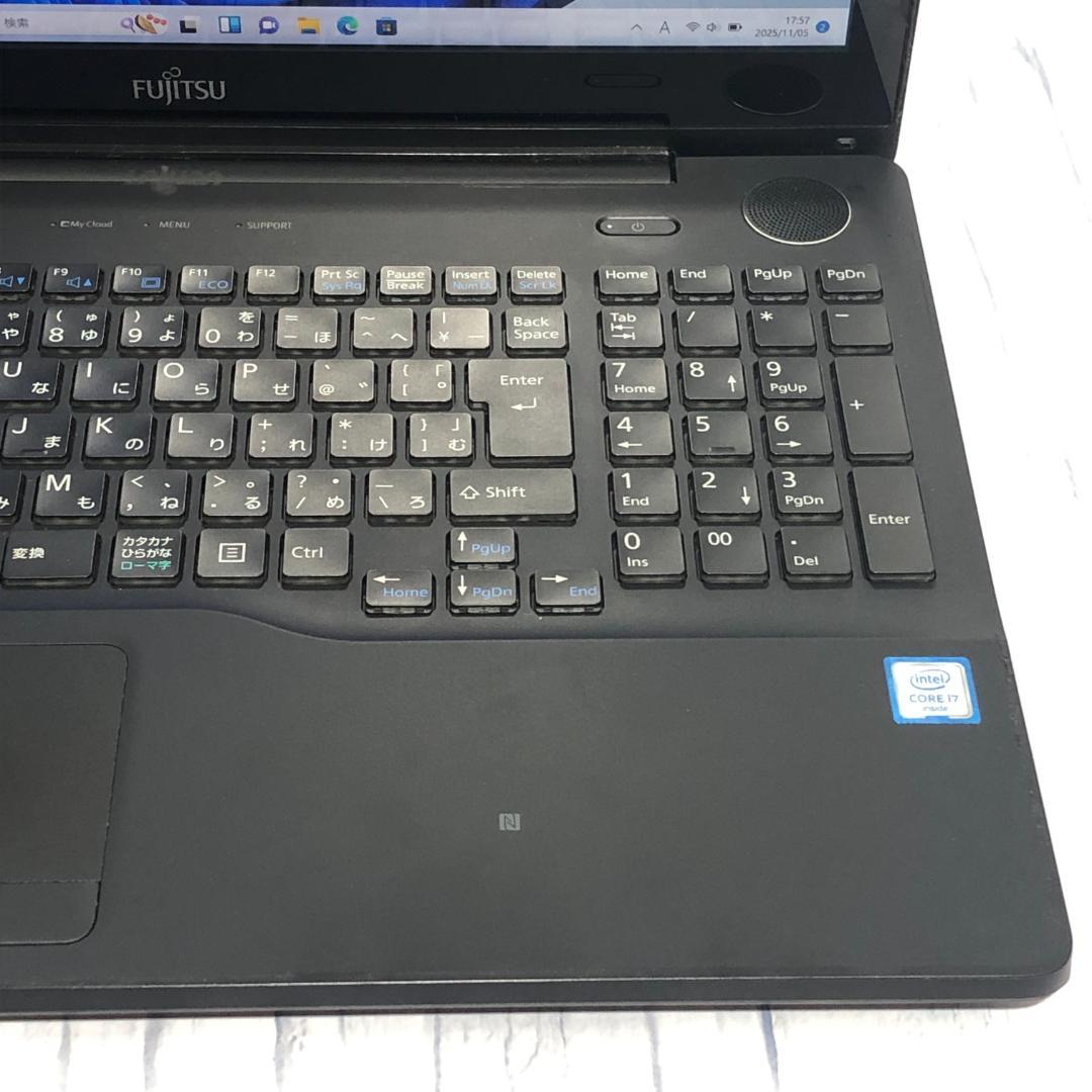 富士通ノートパソコン本体★Core i7/新品SSD/Windows11搭載