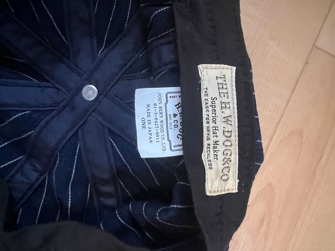 帽子 THE H.W. DOG & CO. - BB WASH CAS D-00762