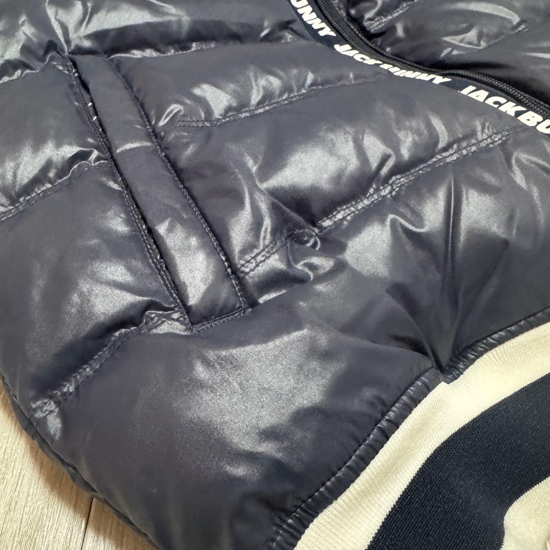 ジャックバニー　サイズ5 ダウンベスト　ネイビー　美品　紺色　ゴルフウェア