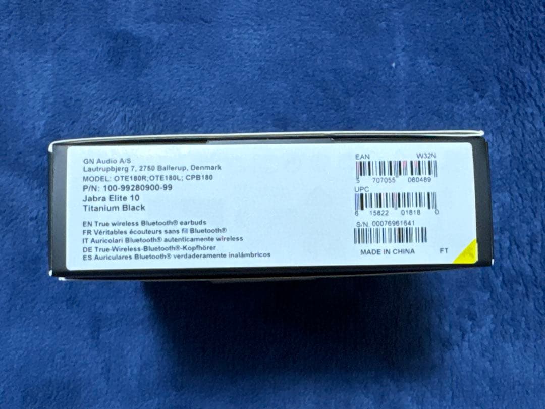 【ケースなし】Jabra Elite 10 チタニウムブラック