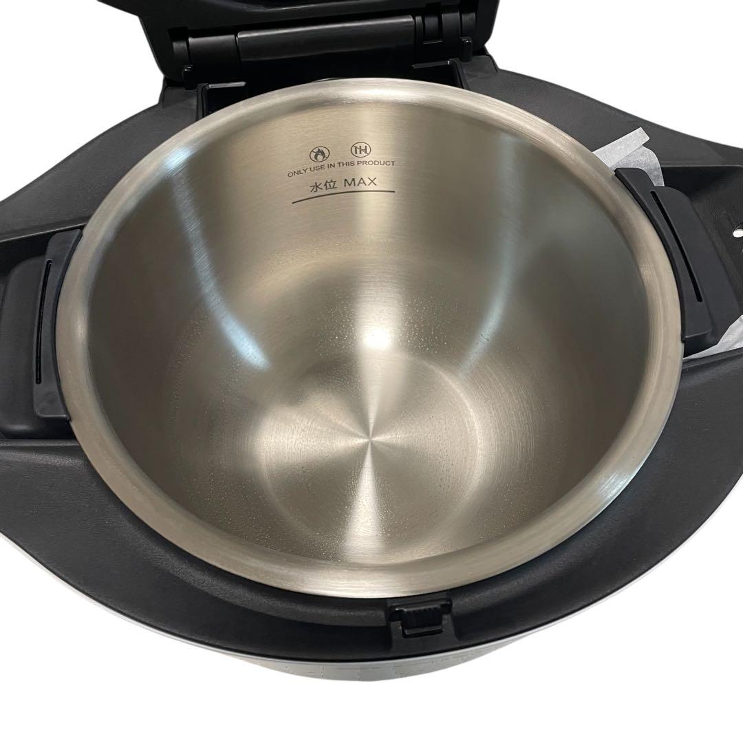 【美品】SHARP ヘルシオ ホットクック KN-HW24E-Wホワイト2.4L