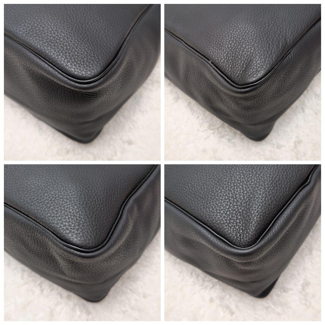 【現行 極美品】ブレディー　レザー　スモールキャリーオール　トートバッグ　黒