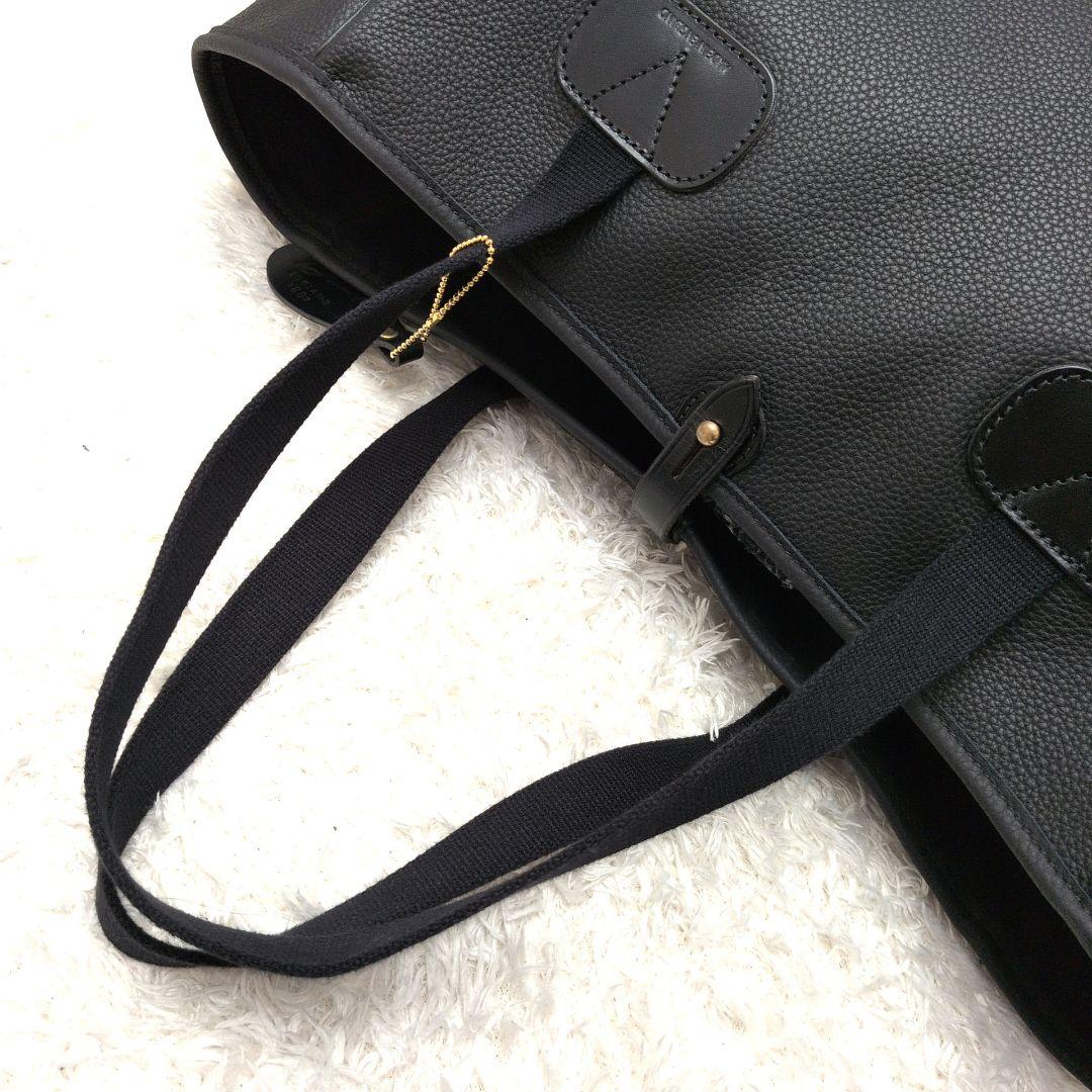 【現行 極美品】ブレディー　レザー　スモールキャリーオール　トートバッグ　黒