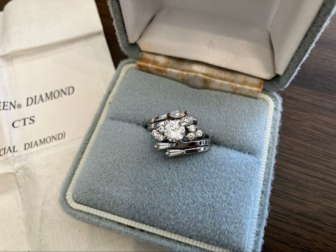 人工ダイヤモンドリング 1.00カラット