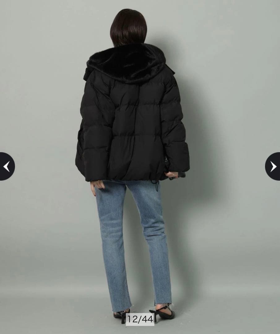 Arpege story ファーフード付きMINOTECH中綿コート