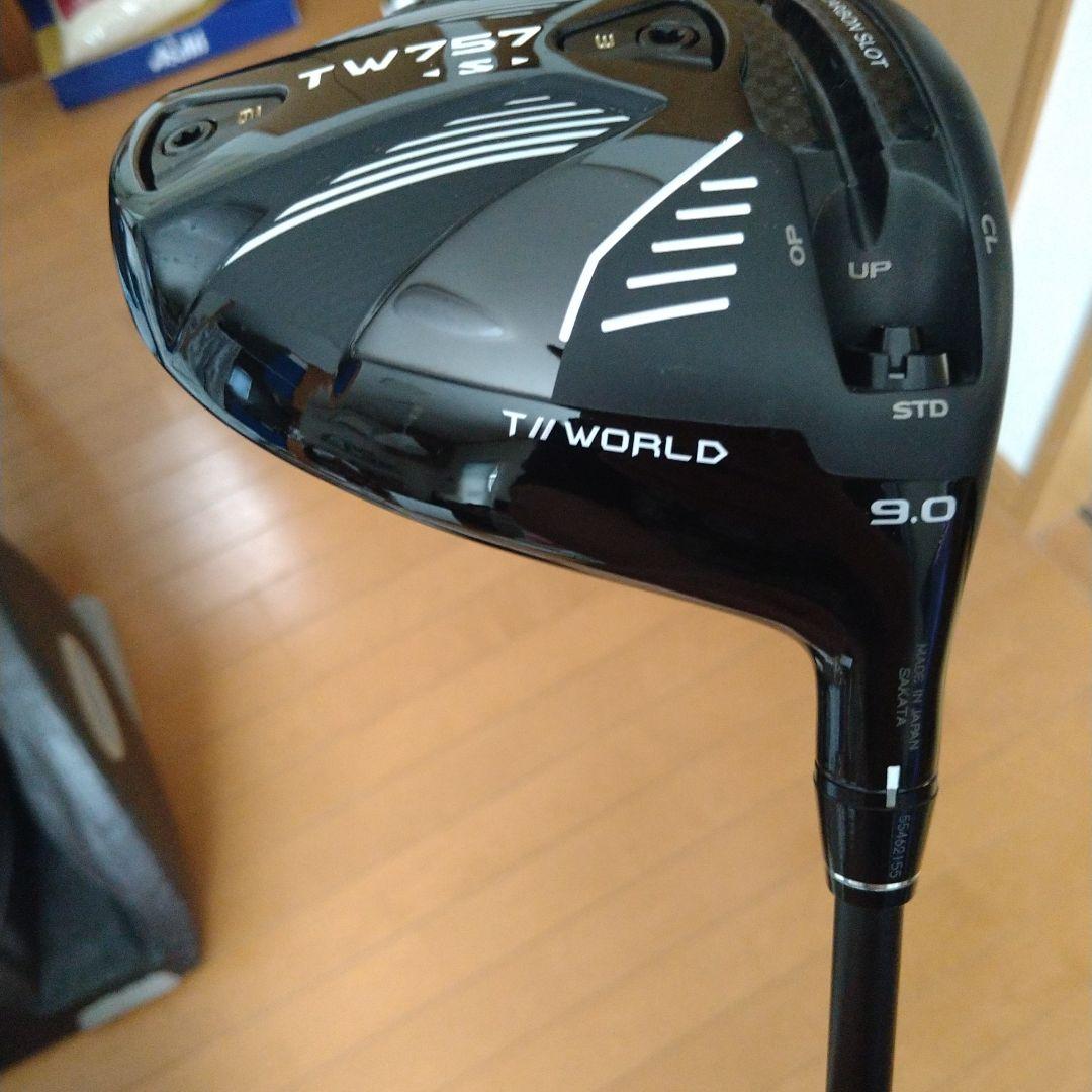 「美品」HONMA TW757S ドライバー 9.0度、カバー、レンチ、説明書付