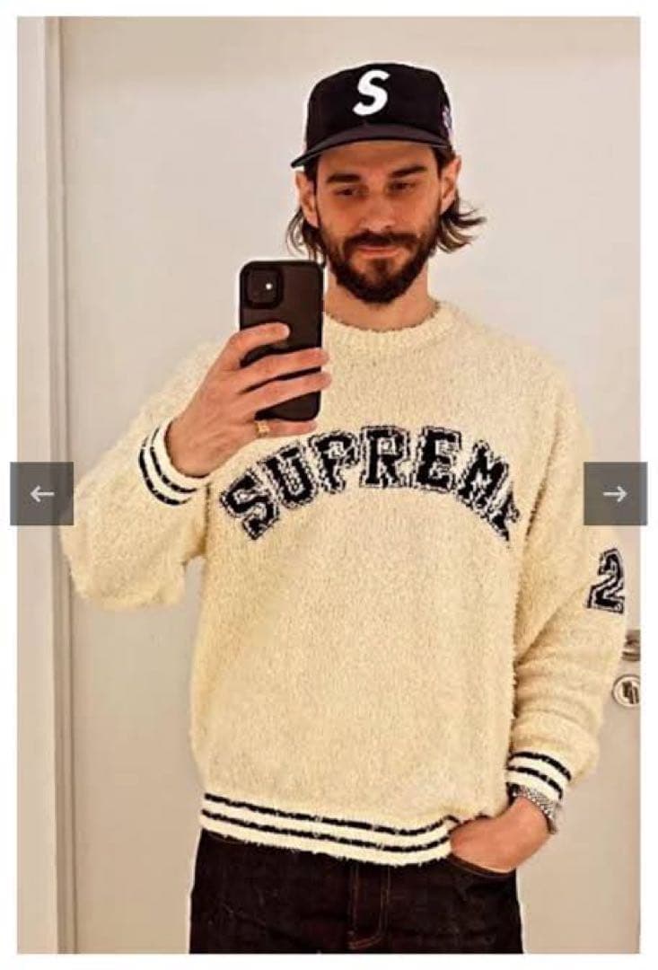 マサトワSupreme Textured Arc Sweater 25SS