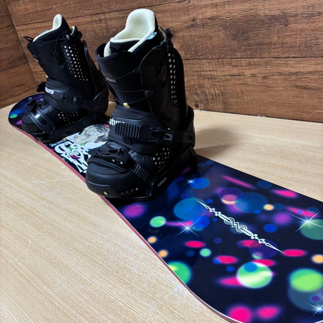 CSB BURTON バートン　レディーススノーボード3点セットボード136cm