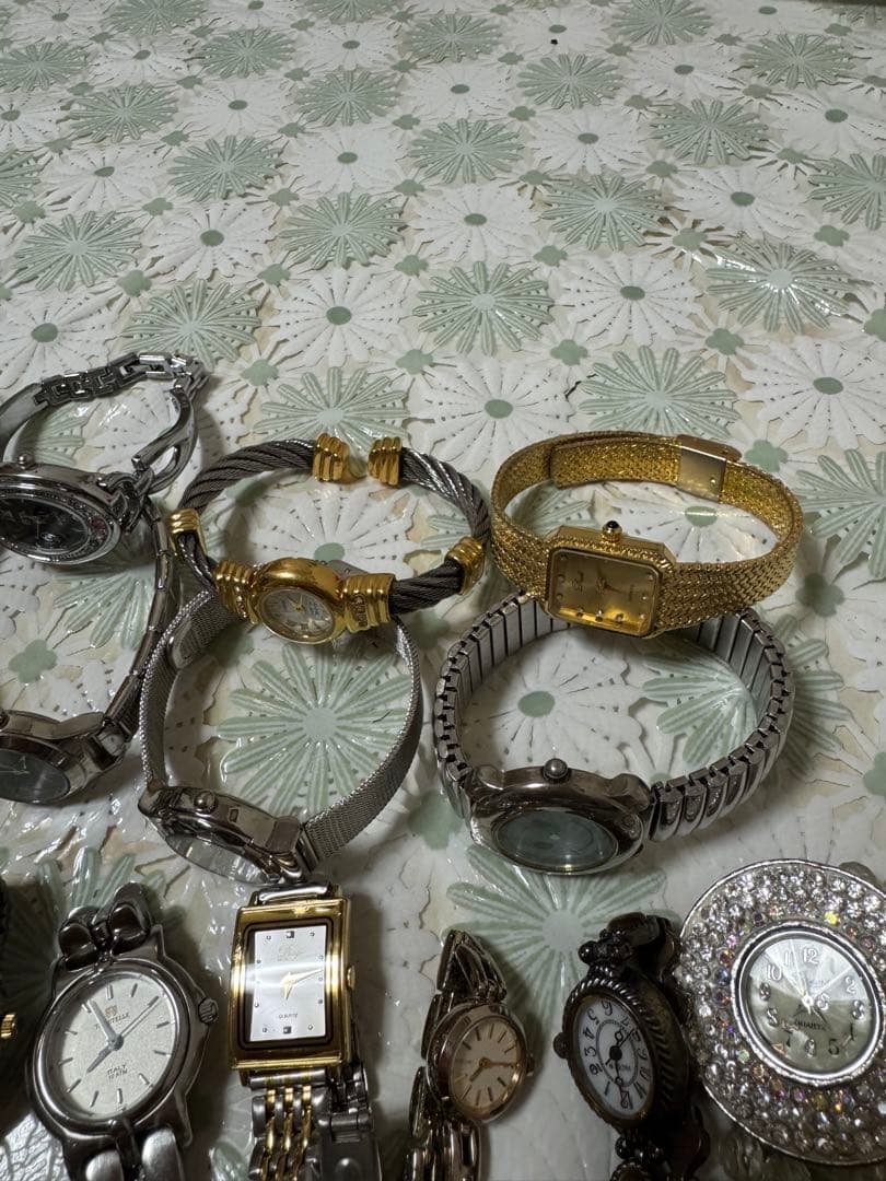 ステンレススチール アナログ時計 セット