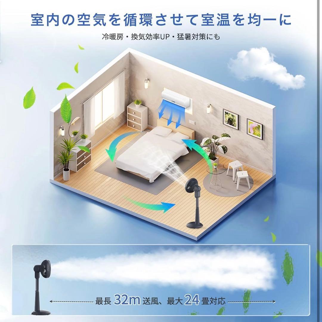 【新品未開封】エペイオス Epeios サーキュレーター 扇風機 DCモーター