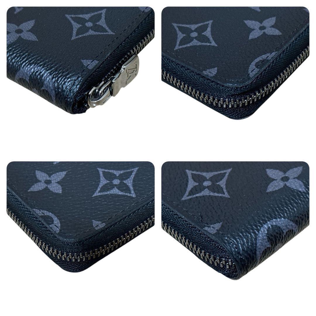 極美品 ルイヴィトン 財布 モノグラム エクリプス ジッピー パース