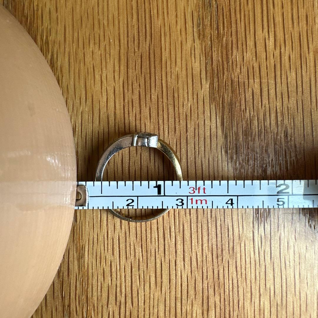 18K PL コンビリング ダイヤモンドリング 18金 プラチナ