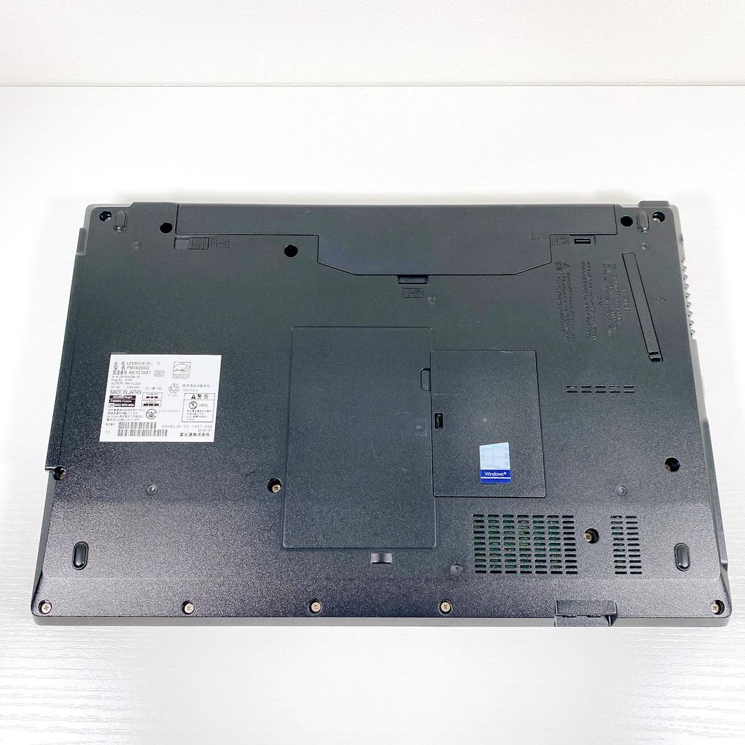 すぐに使える✨事務作業OK✨Core i5✨SSD✨富士通ノートパソコン✨08