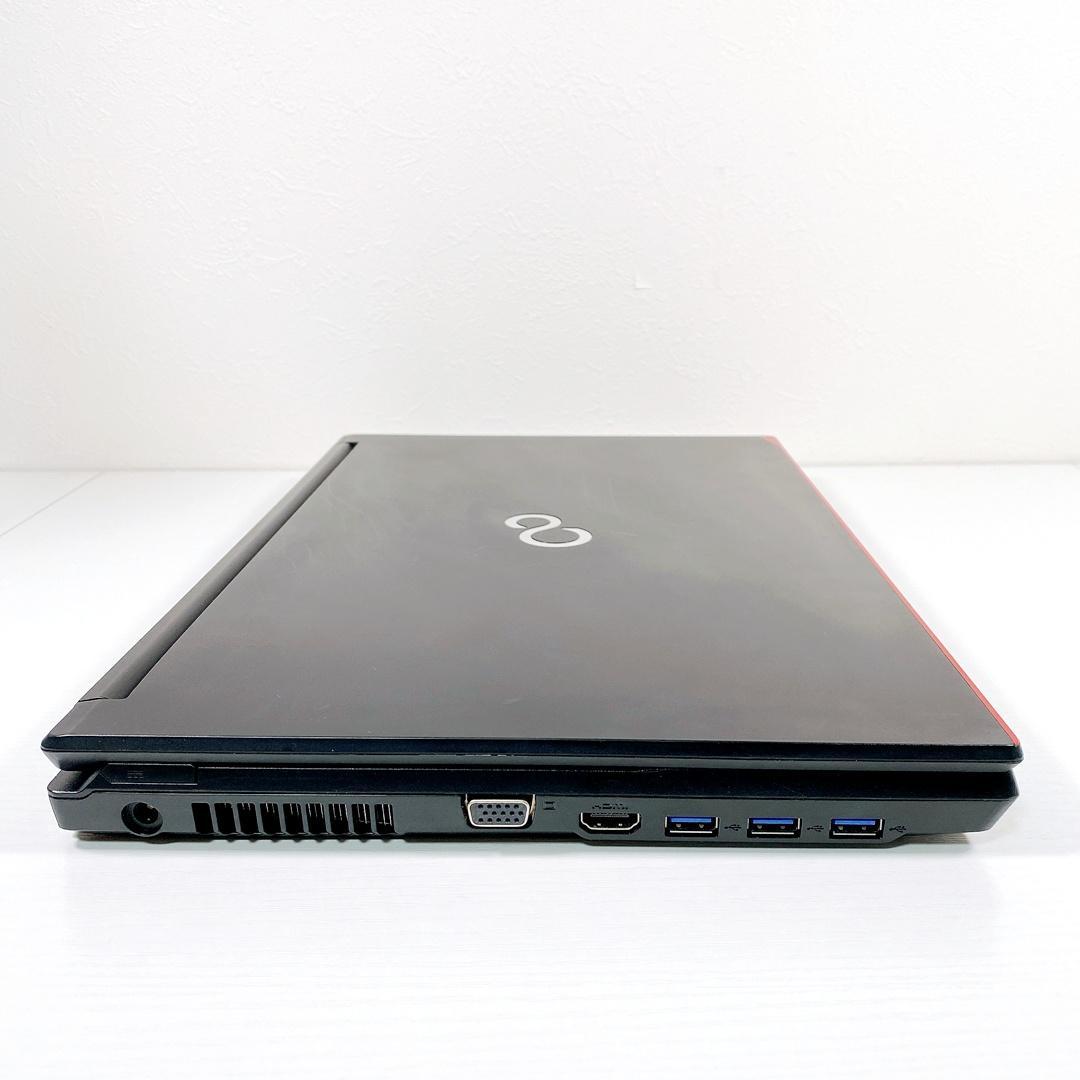 すぐに使える✨事務作業OK✨Core i5✨SSD✨富士通ノートパソコン✨08