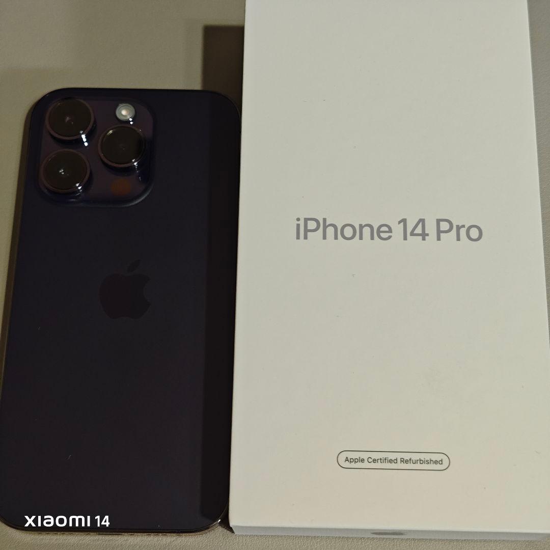 Apple公式整備済み品 iPhone 14 Pro ディープパープル128GB