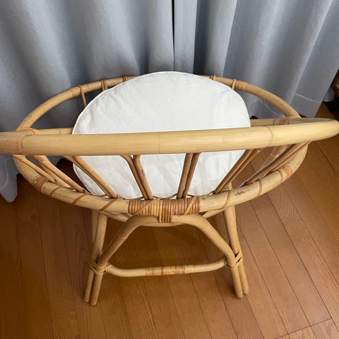 【値下げしました】unico ラタンチェアCAGE（カージュ） ソファ