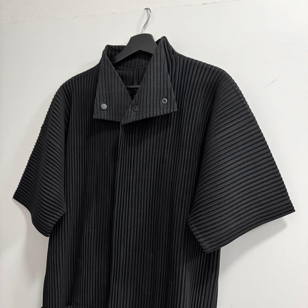 HOMME PLISSE PLEATS BOTTOMS ジャンプスーツ黒