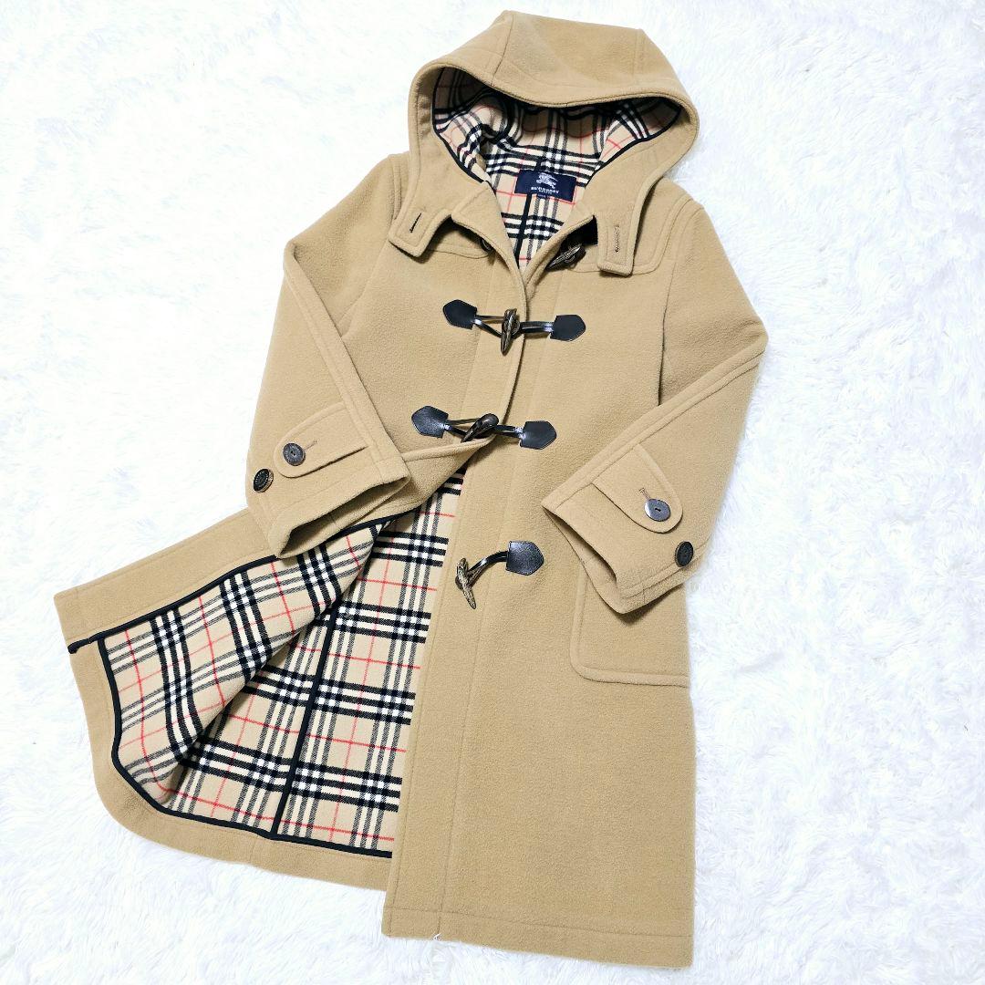 バーバリー ロンドン ノバチェック ダッフルコート ベージュ