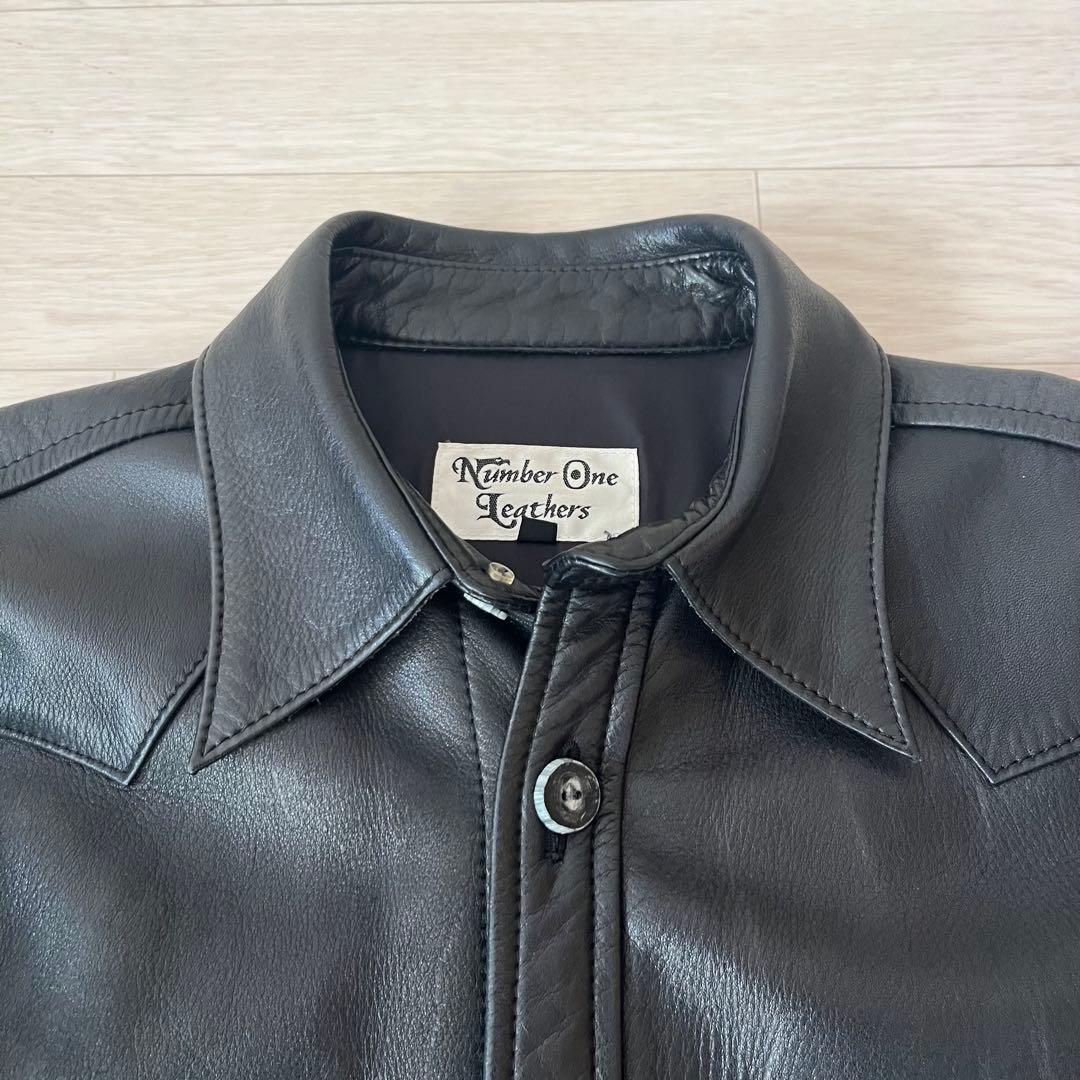 レッドムーン Number One Leathers レザージャケット 36 黒
