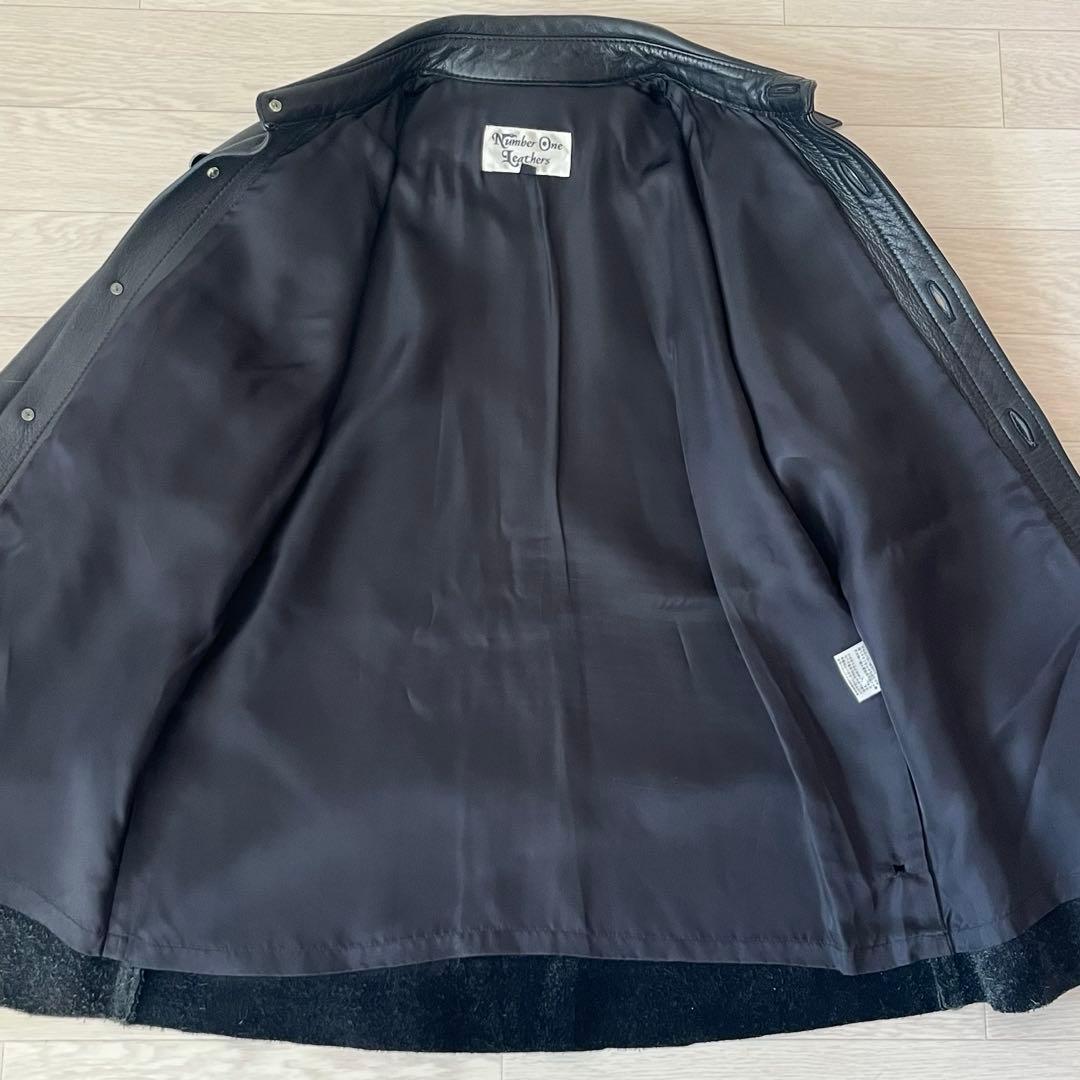 レッドムーン Number One Leathers レザージャケット 36 黒