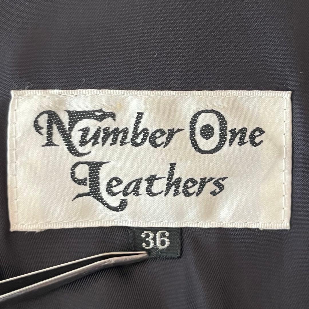 レッドムーン Number One Leathers レザージャケット 36 黒