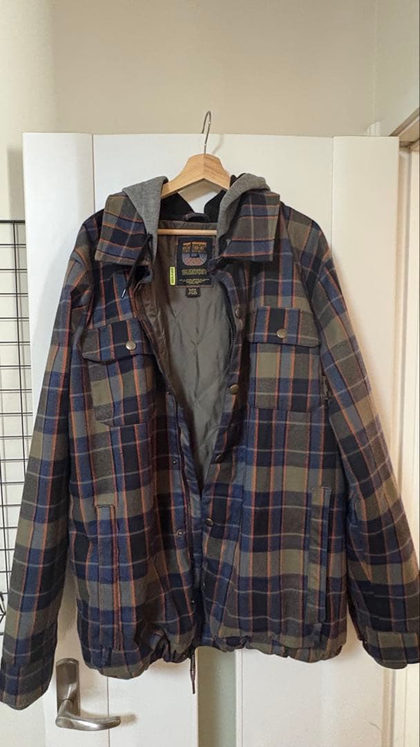 BURTON スノーボードウェア XL チェック柄