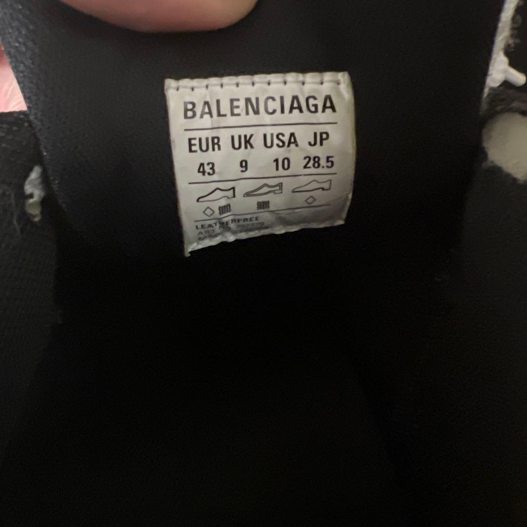 BALENCIAGA 10xlホワイトスニーカー 43