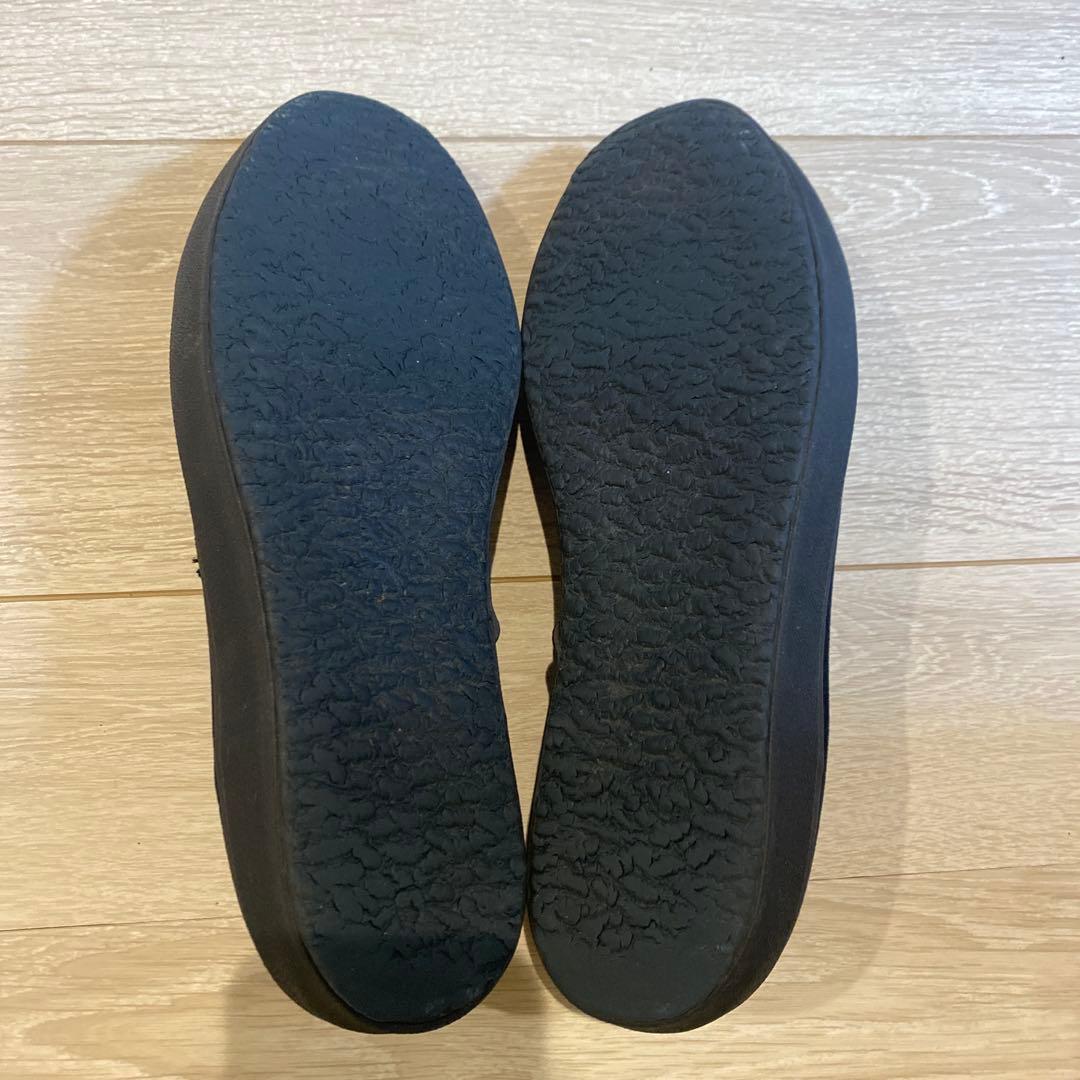 LaLa Begin別注 オールネイビーのコットンスエードLOAFY