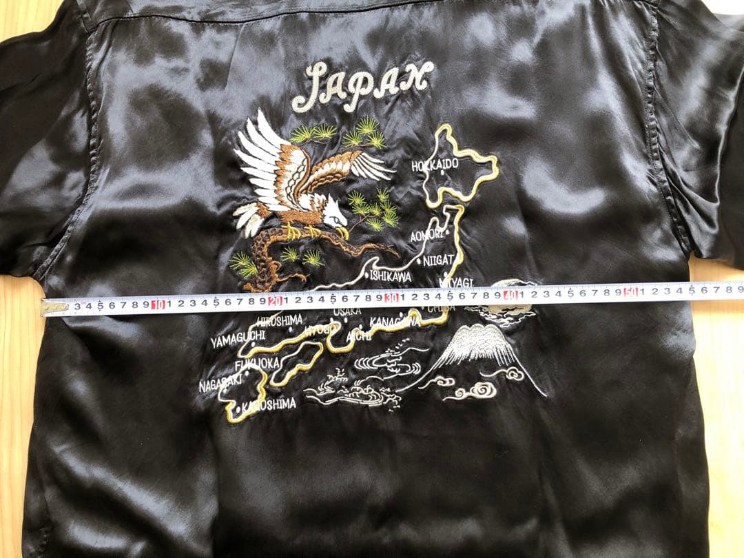 Schott レーヨン スカ エイジング ロングスリーブシャツ／スーベニアシャツ