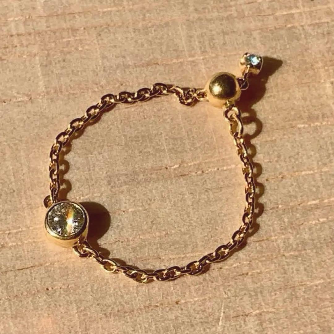 【1月末までの限定価格】新品同様 K18オレフィーチェヌードチェーンリング