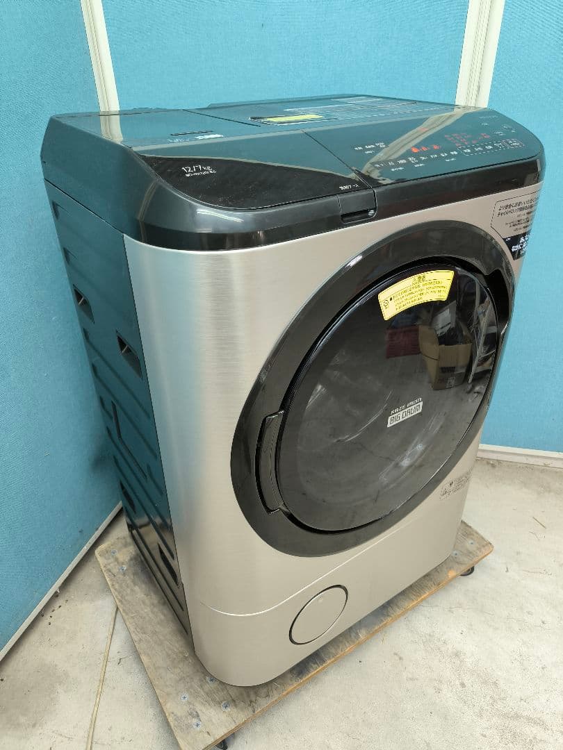 2021年製日立 ドラム式洗濯機12k/7k　洗剤自動 BD-NX120FE8L