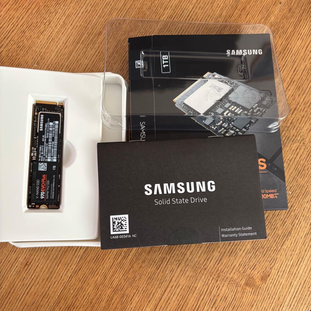 Samsung 970 EVO Plus 1TB PCIe 国内正規保証品