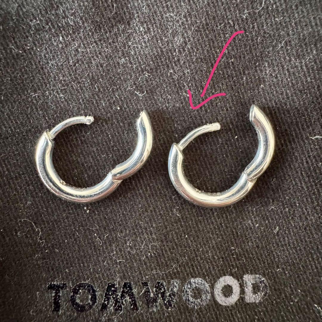 【訳アリ】TOMWOOD トムウッド ピアス クラシック フープ スモール