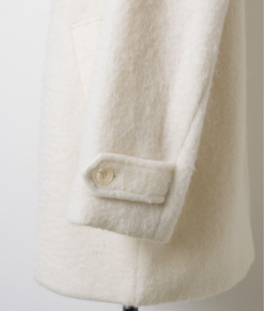 giunon ラウンドカラーウールコート