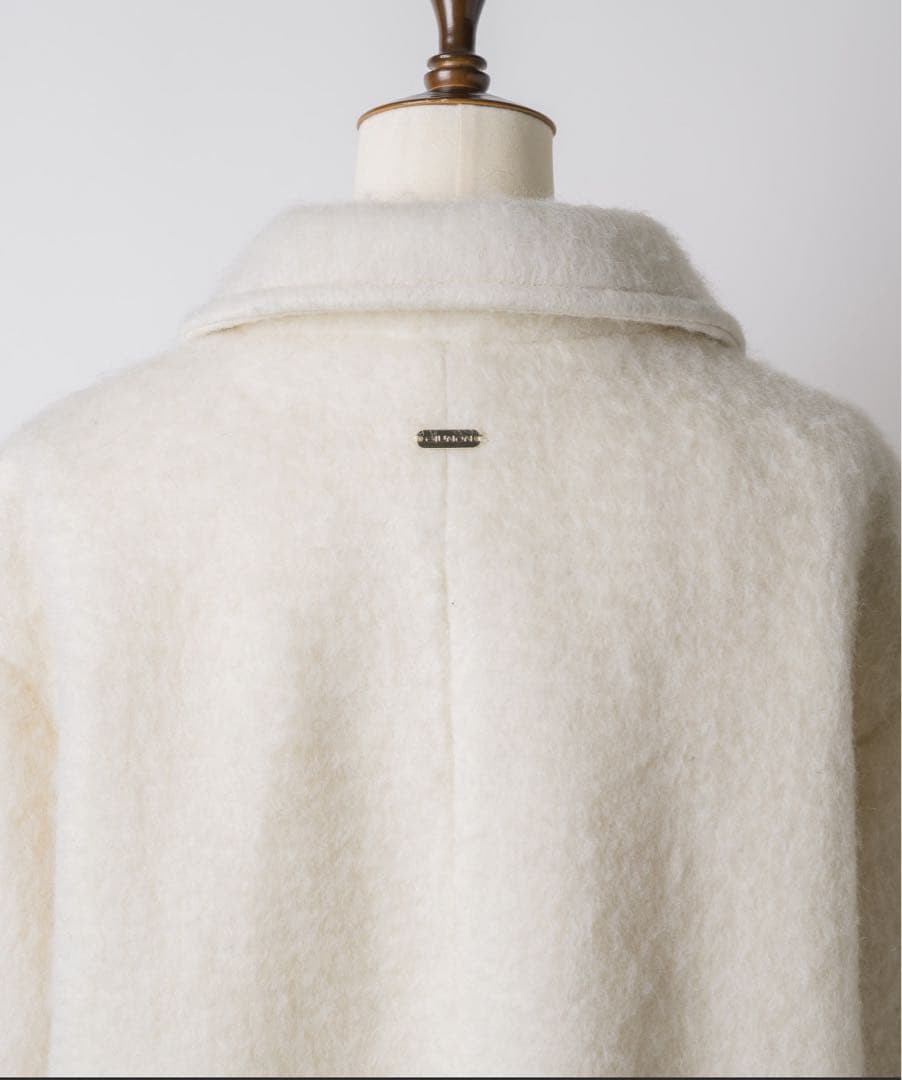 giunon ラウンドカラーウールコート